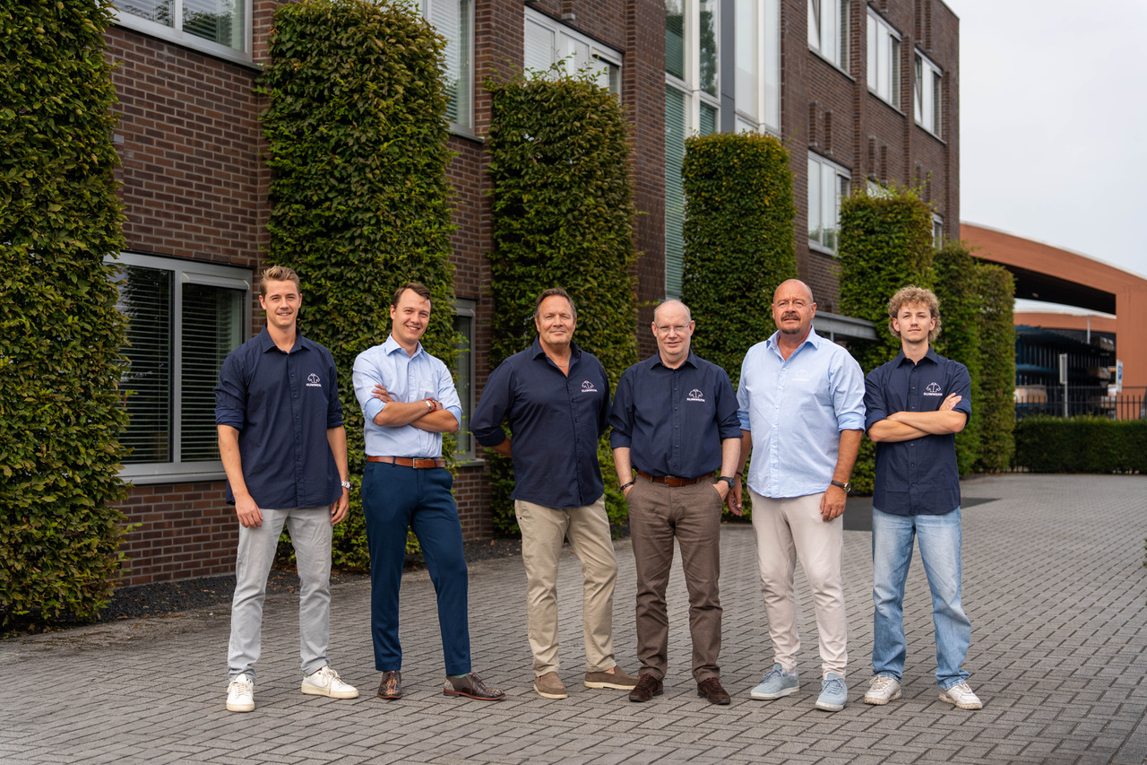 Het team van Ruimwerk voor een kantoorgebouw met groene gevel