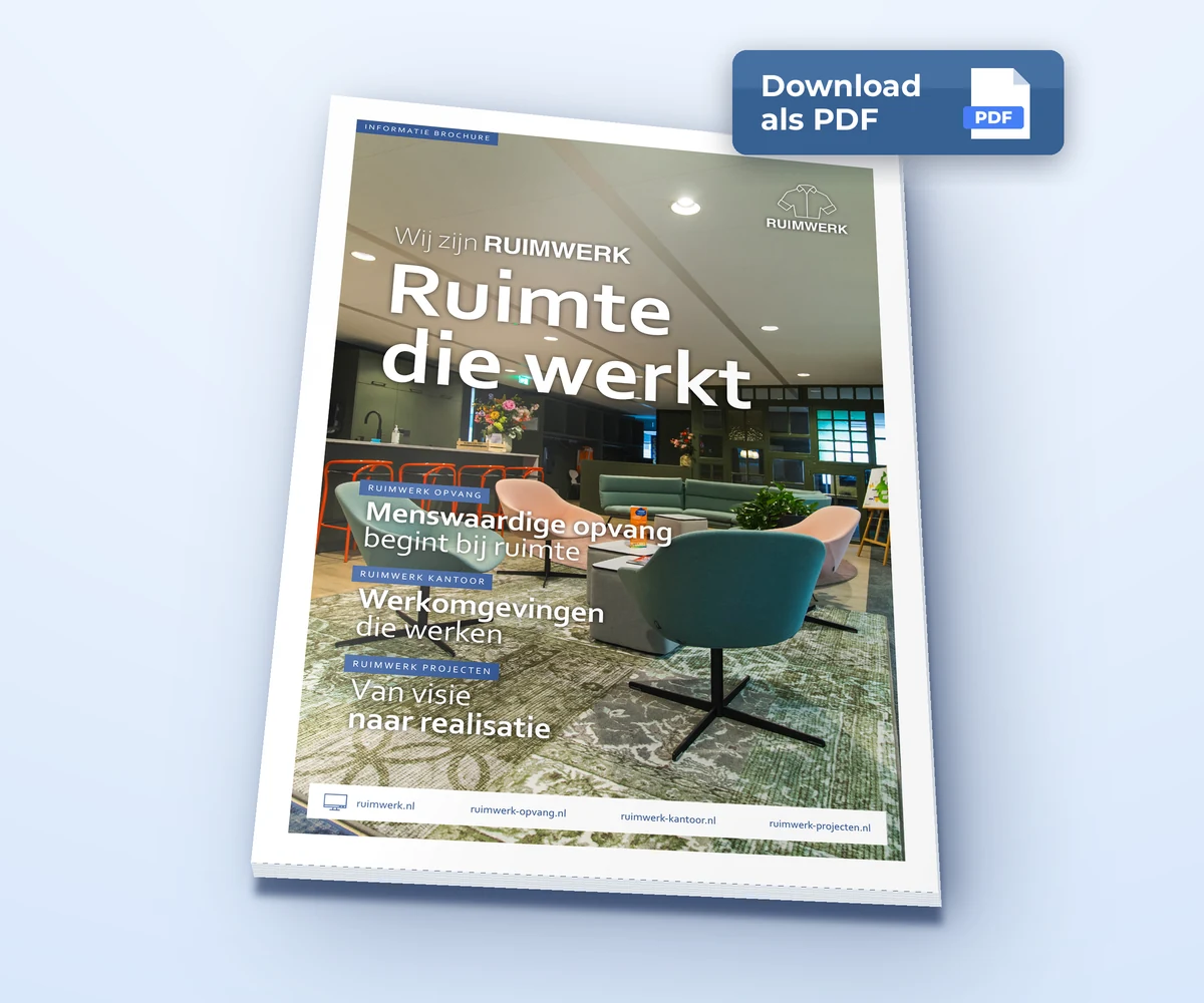 Algemene brochure van Ruimwerk: Ruimte die werkt